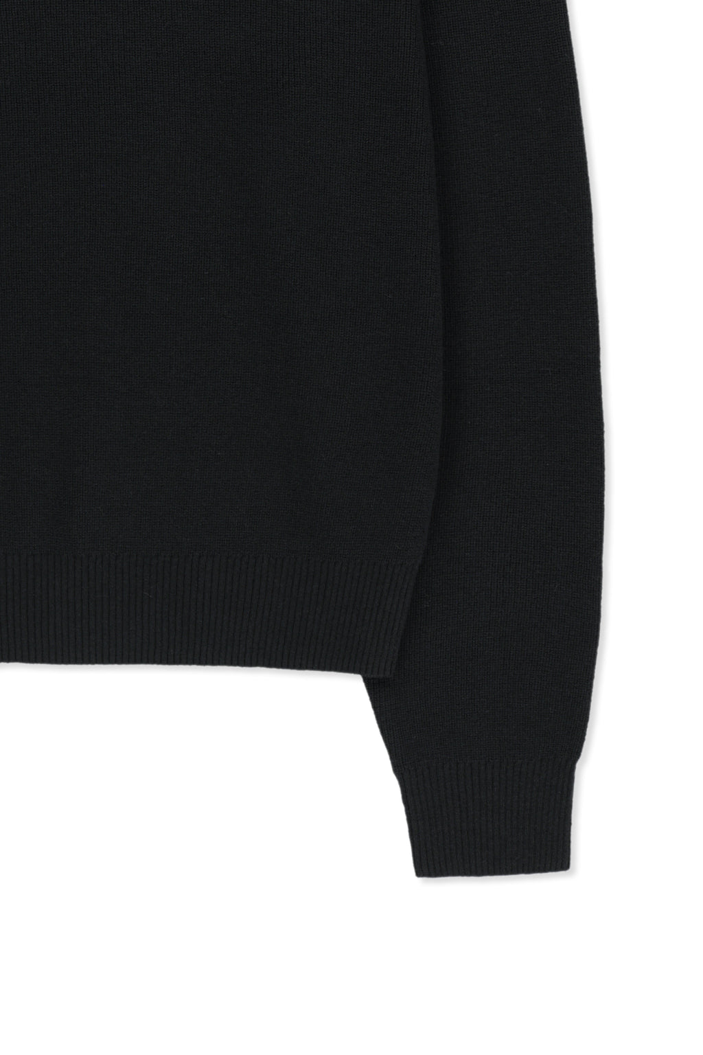 Matin Kim - Matin Applique Logo Knit Pullover (Black) product image 5 | TRAB K-Fashion Australia