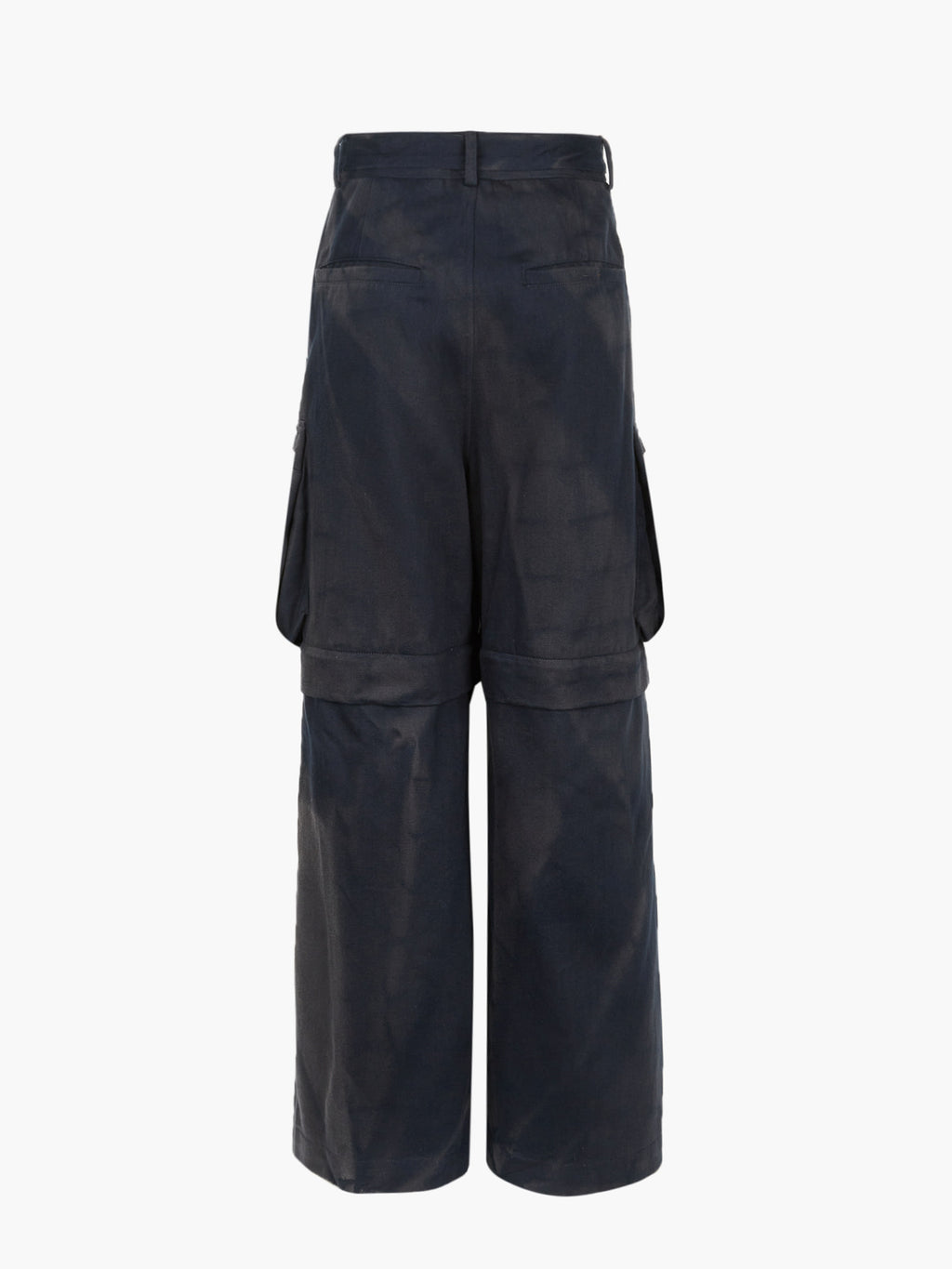 Jiyong Kim - Sun-Bleached Detachable Wide Trousers (Navy) product image 12 | TRAB K-Fashion Australia