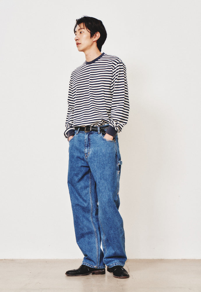 Art if acts - French Stripe Long Sleeve (Navy) product image 5 | TRAB K-Fashion Australia