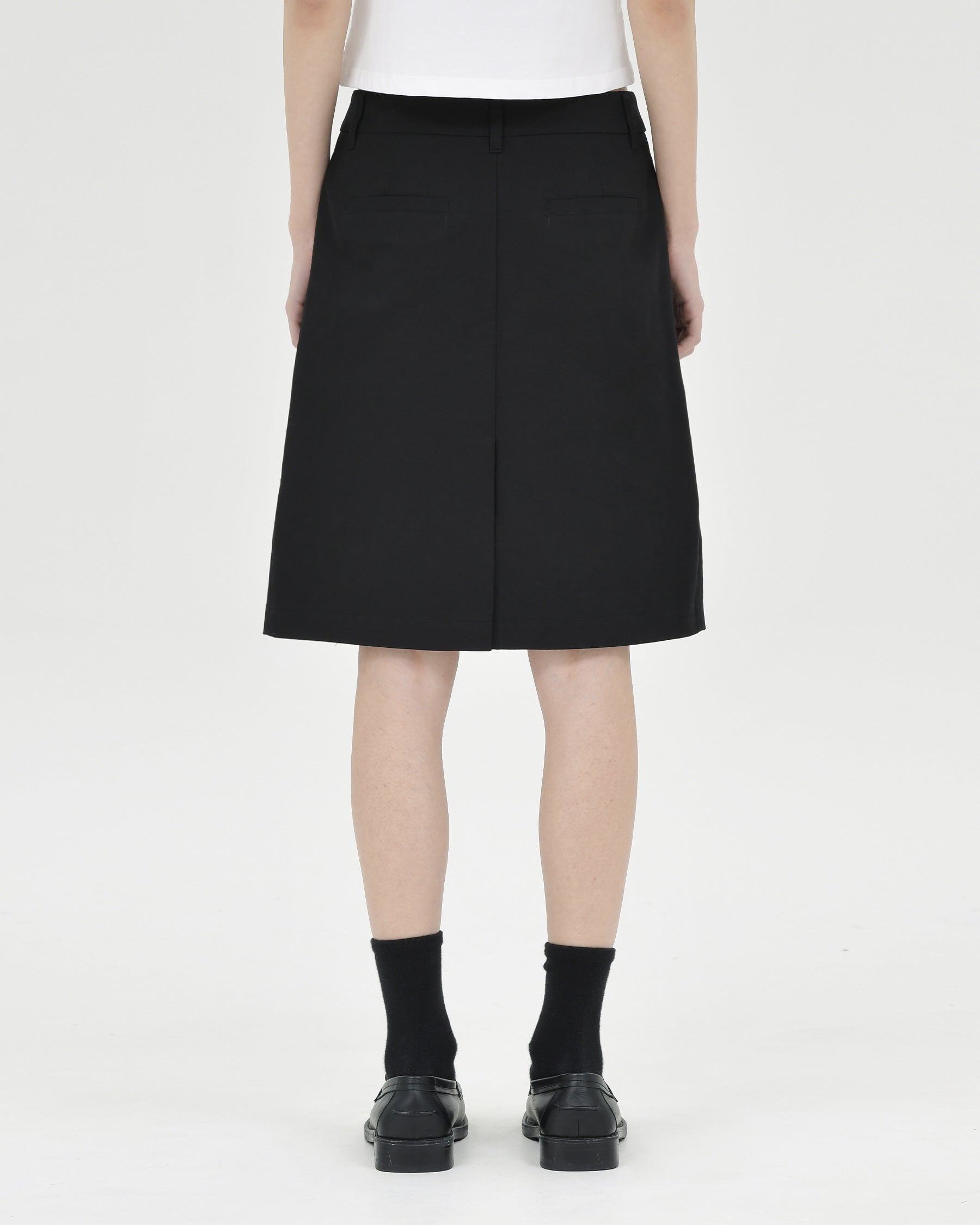 Brownyard - Pleats Skirt (Black) product image 2 | TRAB K-Fashion Australia