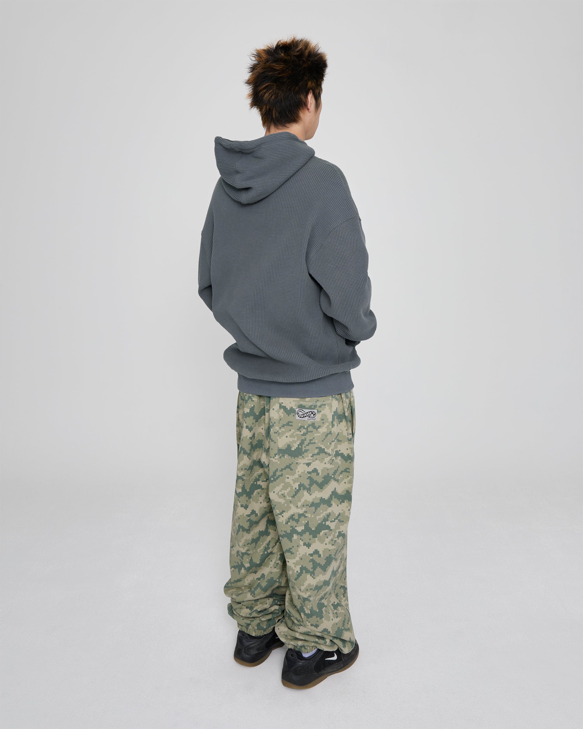 yeseyesee - Y.E.S Waffle Hoodie (Dark Grey) product image 9 | TRAB K-Fashion Australia