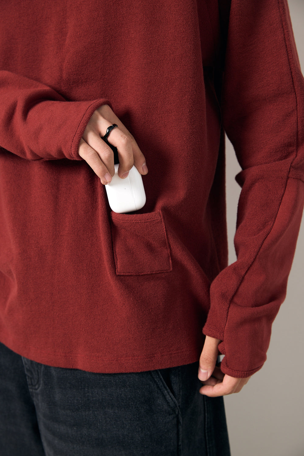 Hatchingroom - Incision Tee Dark (Red) product image 11 | TRAB K-Fashion Australia