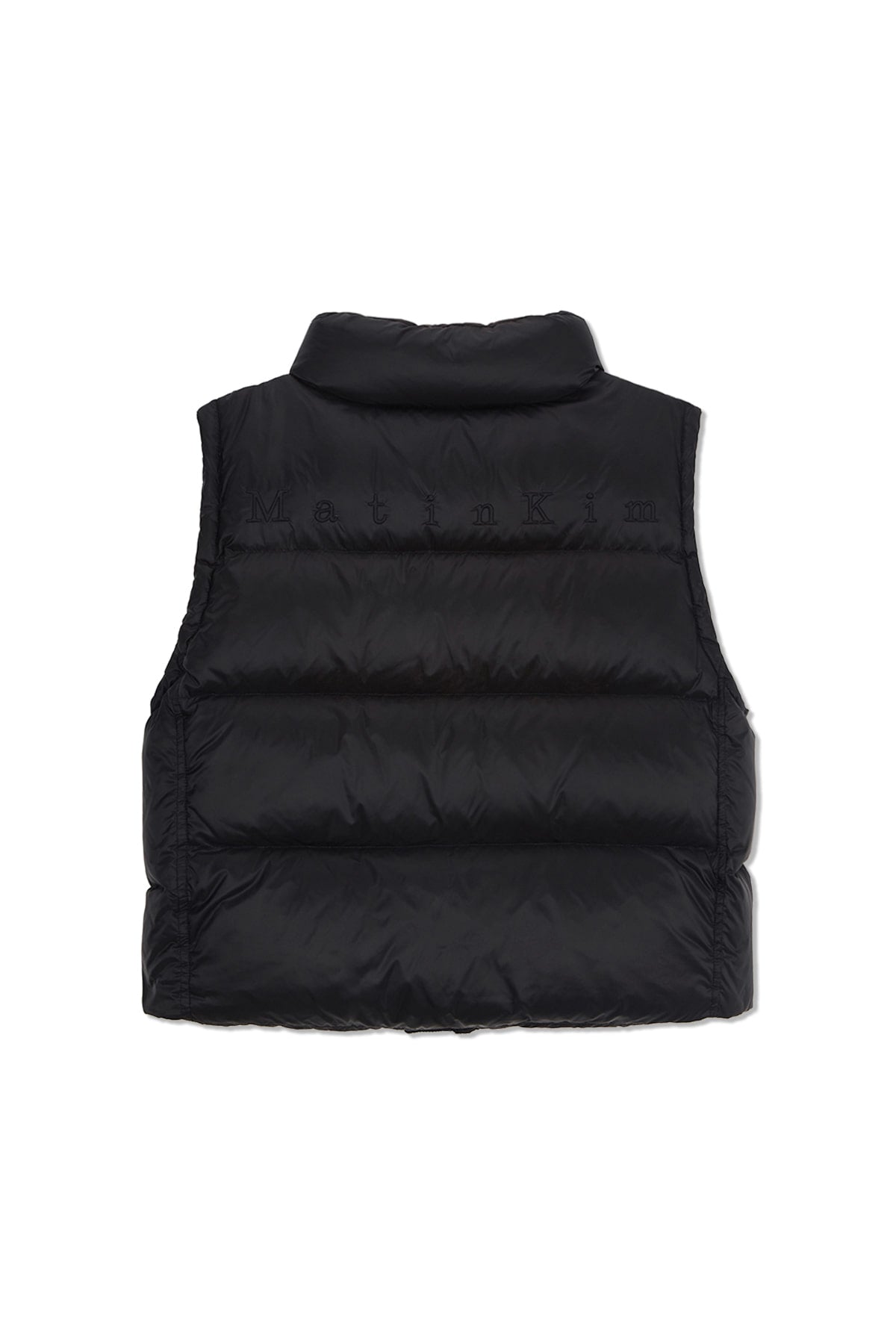 Matin Kim - Unbalance Quilted Down Vest (Black) product image 3 | TRAB K-Fashion Australia