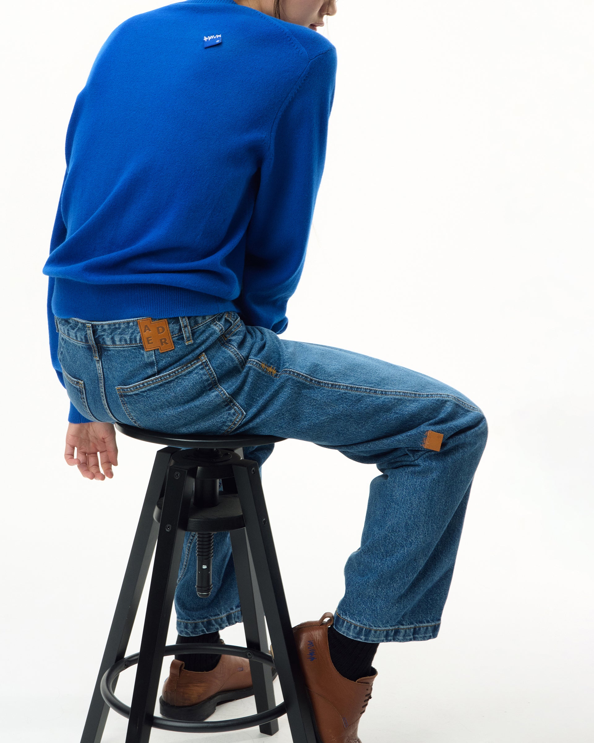 Ader Error - Sig; BL Tag cardigan 02 (Z-Blue) product image 5 | TRAB K-Fashion Australia