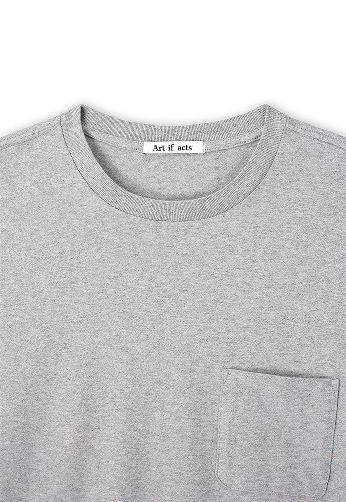Art if acts - Layered Long Sleeve (Grey/Cream) product image 8 | TRAB K-Fashion Australia