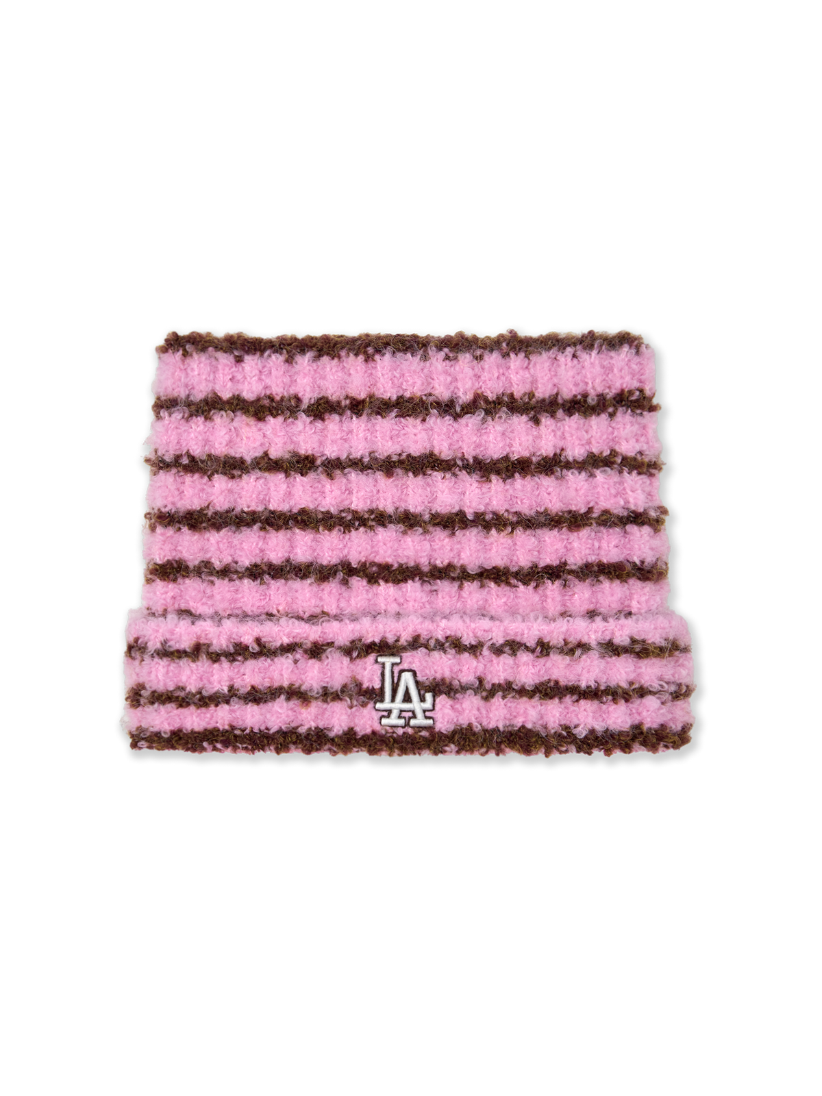 MLB Korea - MLB Striped Meow Beanie LA Dodgers (Pink) product image 2 | TRAB K-Fashion Australia