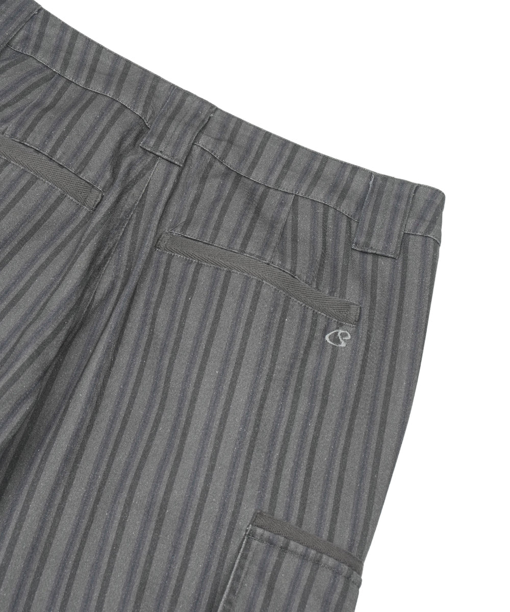 Coyseio - Stripe Big Pocket Cargo Pants (Charcoal) product image 15 | TRAB K-Fashion Australia