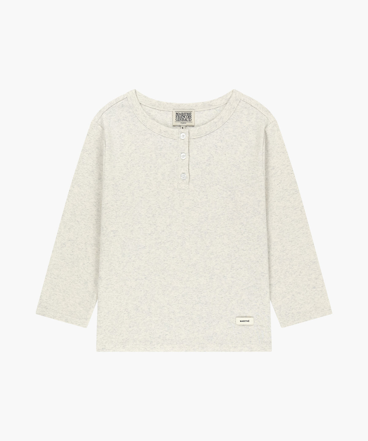 Marithe & Francois Girbaud - Basic Henley Neck 3/4 Sleeve (Oatmeal) product image 5 | TRAB K-Fashion Australia