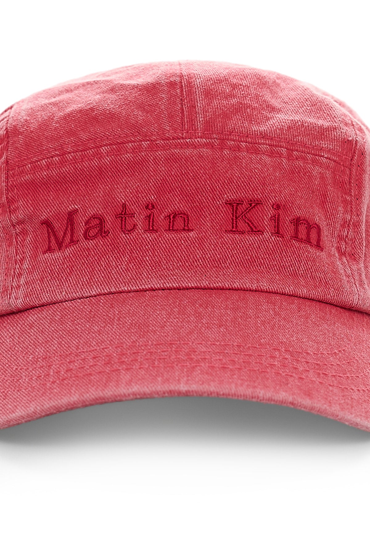 Matin Kim - Matin Washed Camp Cap (Red) product image 4 | TRAB K-Fashion Australia