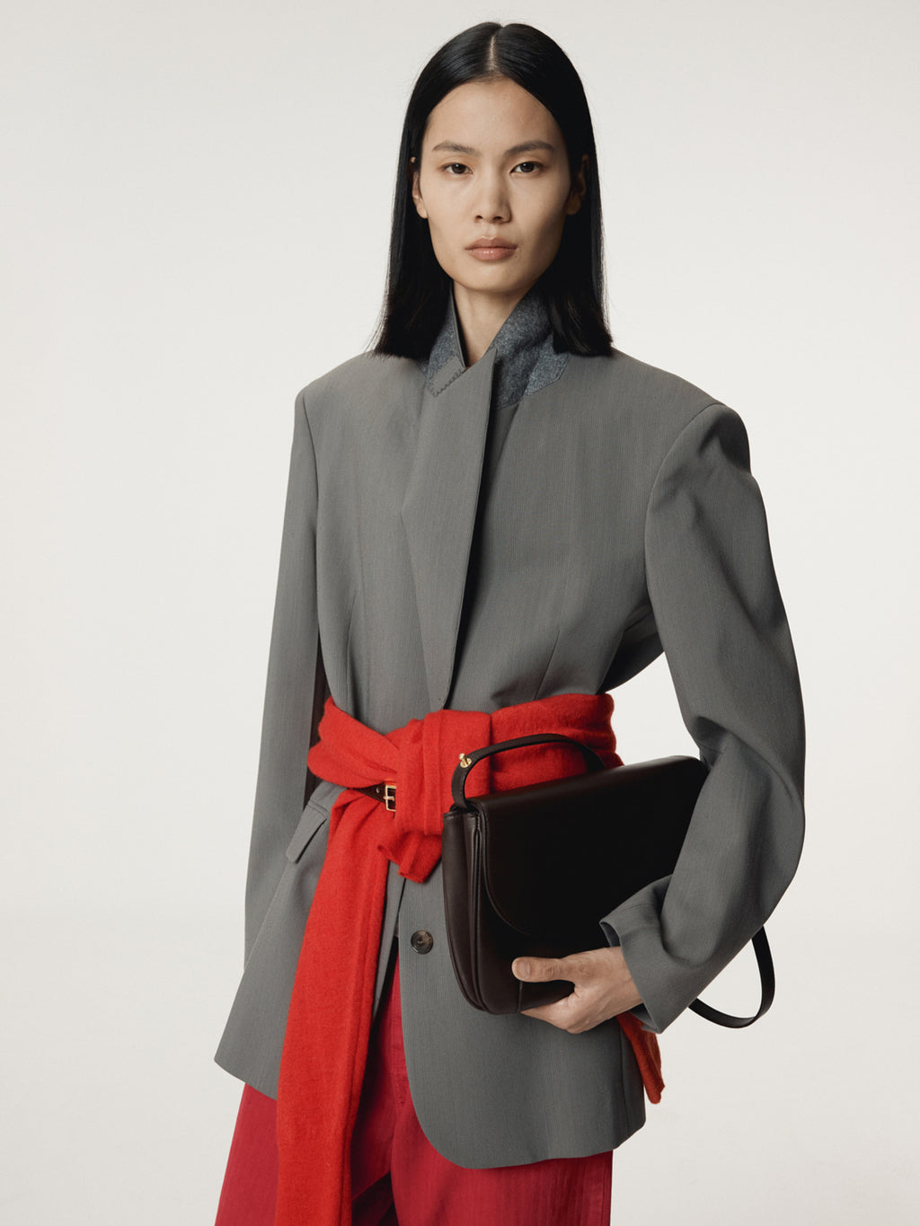 Recto - Tailored Suit Jacket (Midnight Grey) product image 8 | TRAB K-Fashion Australia