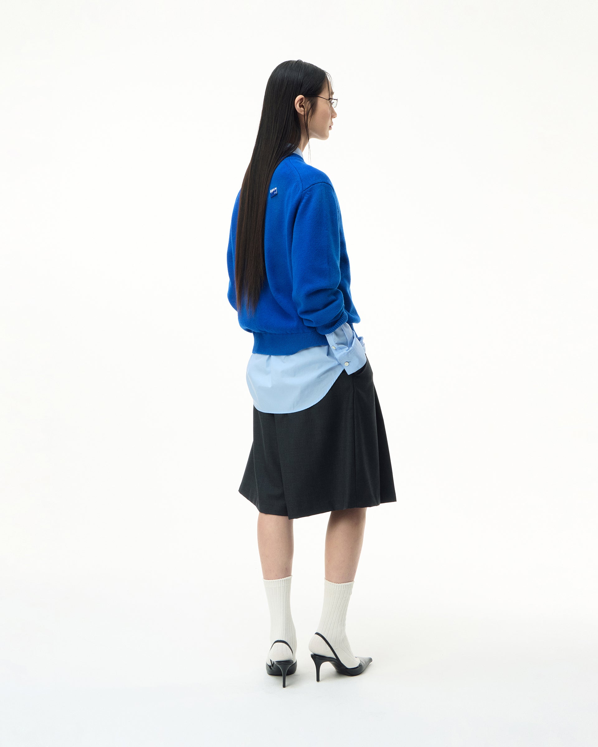 Ader Error - Sig; BL Tag knit 01 (Z-Blue) product image 2 | TRAB K-Fashion Australia