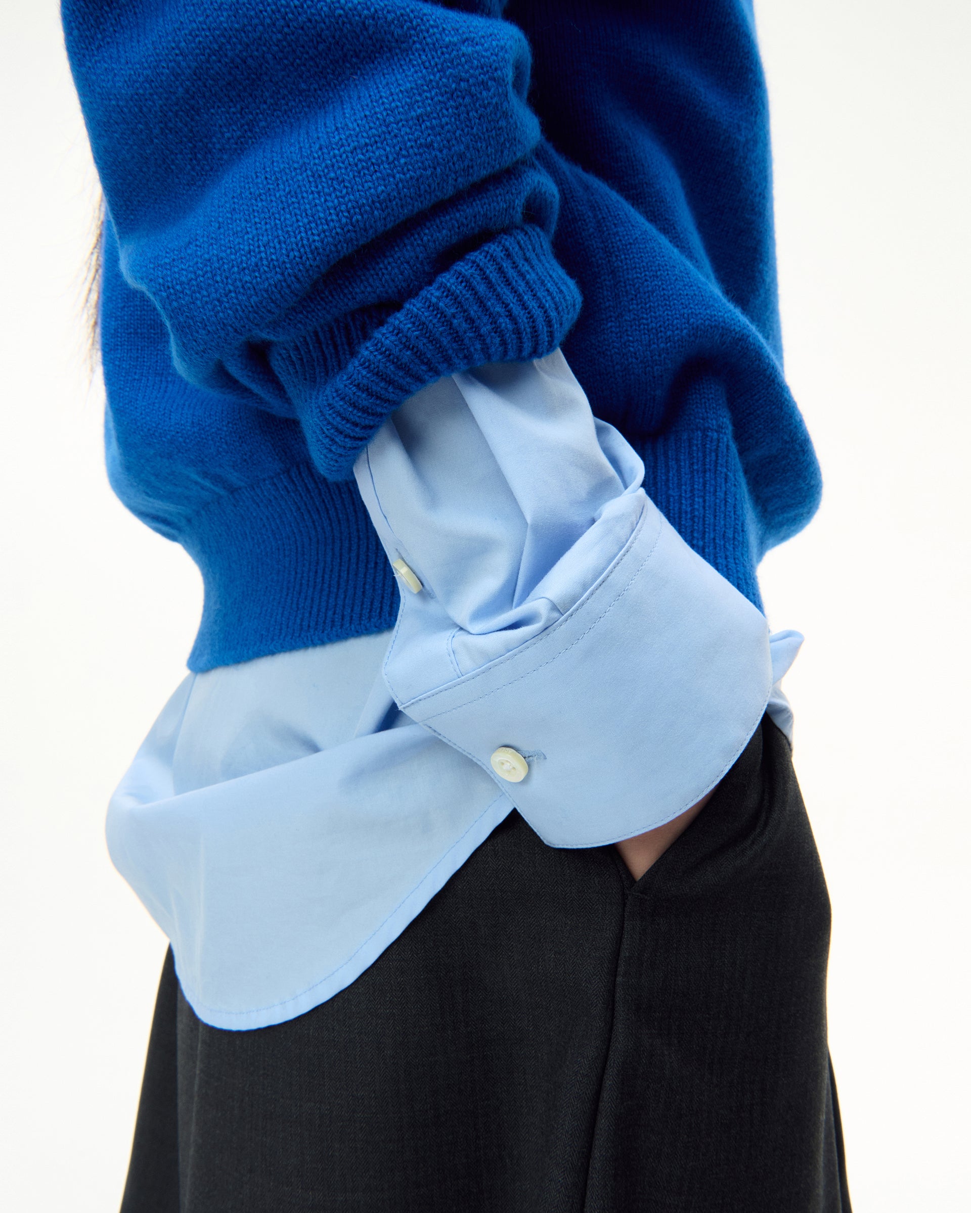 Ader Error - Sig; BL Tag knit 01 (Z-Blue) product image 3 | TRAB K-Fashion Australia
