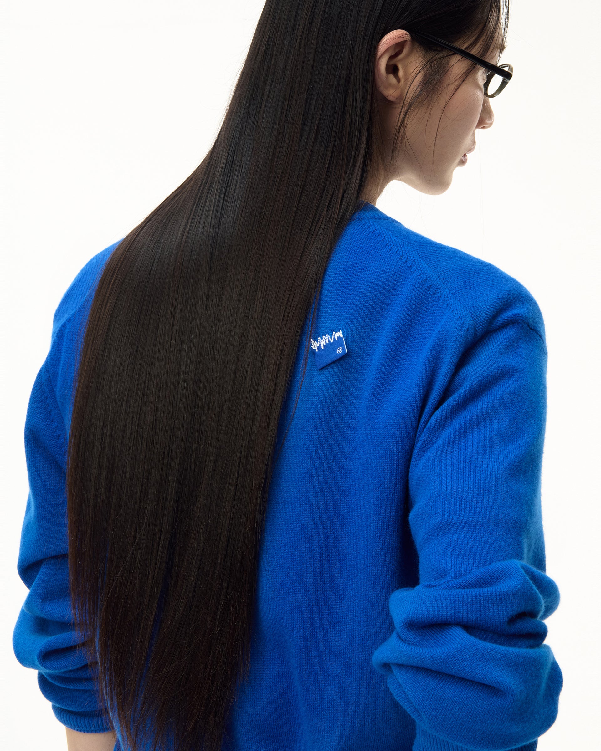 Ader Error - Sig; BL Tag knit 01 (Z-Blue) product image 4 | TRAB K-Fashion Australia