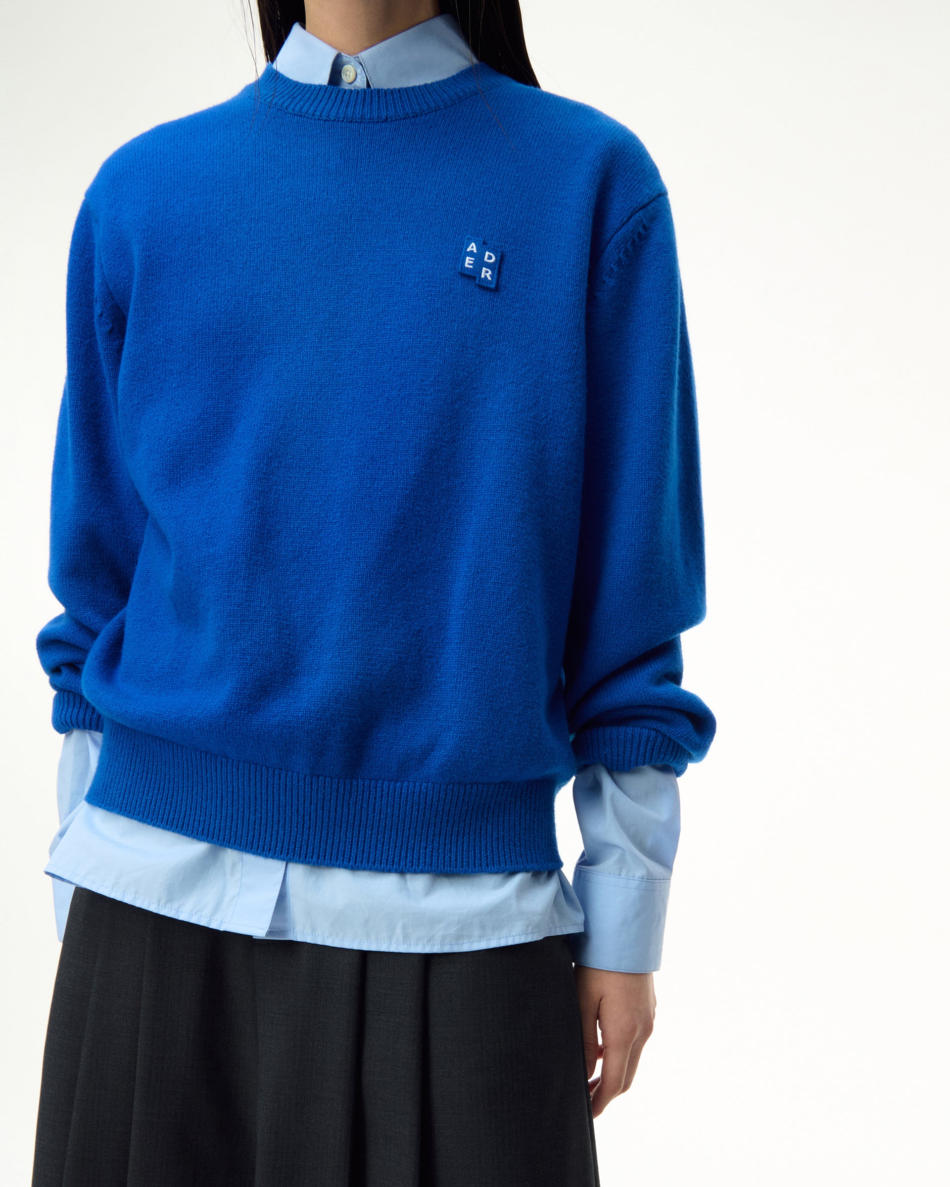 Ader Error - Sig; BL Tag knit 01 (Z-Blue) product image 5 | TRAB K-Fashion Australia