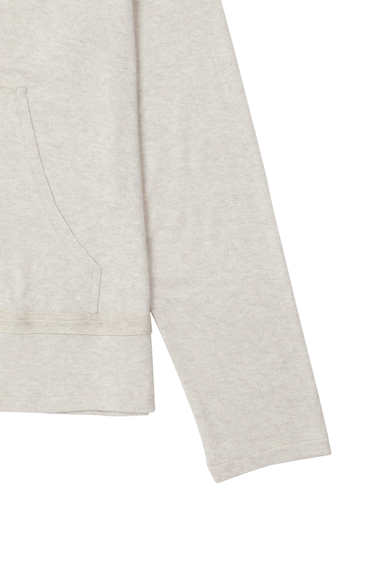 Deinet - Raw V Long Sleeve (Oatmeal) product image 4 | TRAB K-Fashion Australia
