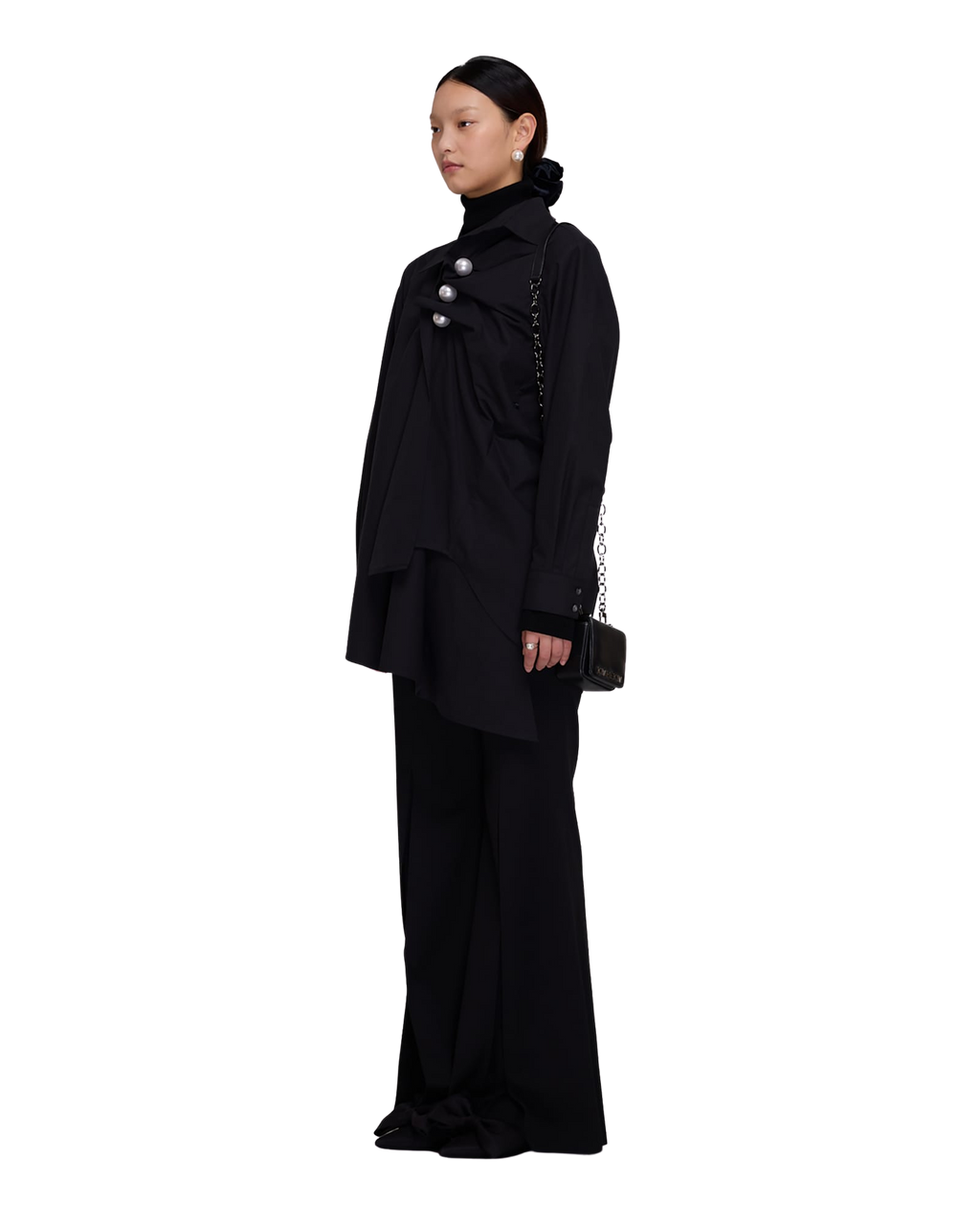 Kimhe Kim - Venus Shirt (Black) product image 2 | TRAB K-Fashion Australia
