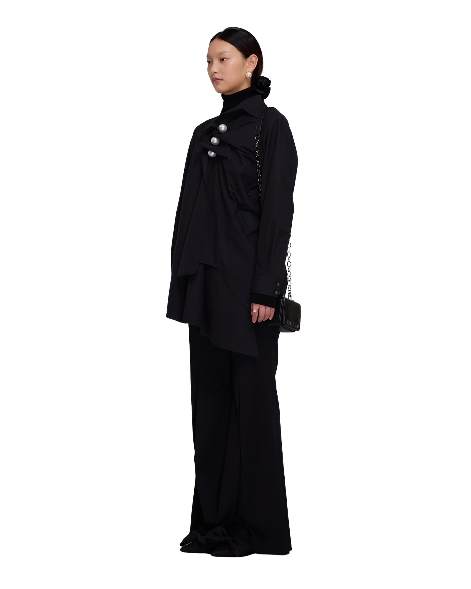 Kimhe Kim - Venus Shirt (Black) product image 2 | TRAB K-Fashion Australia