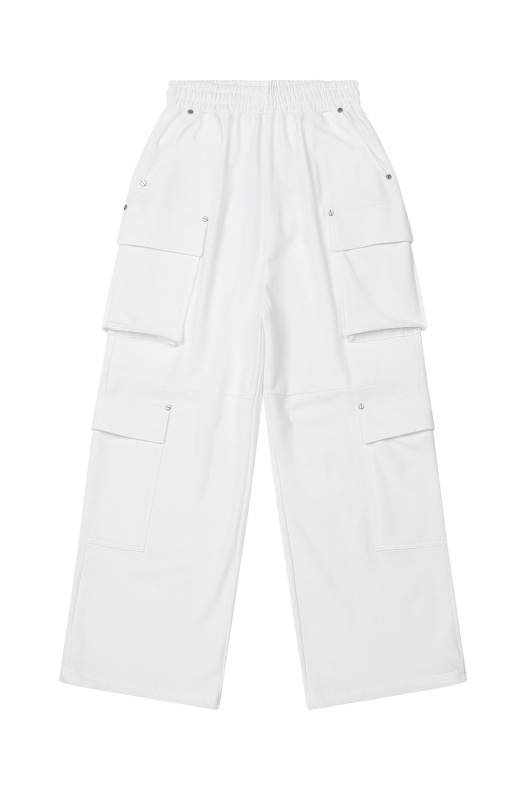 Deinet - Utility Cargo Sweat Pants (White) product image 8 | TRAB K-Fashion Australia