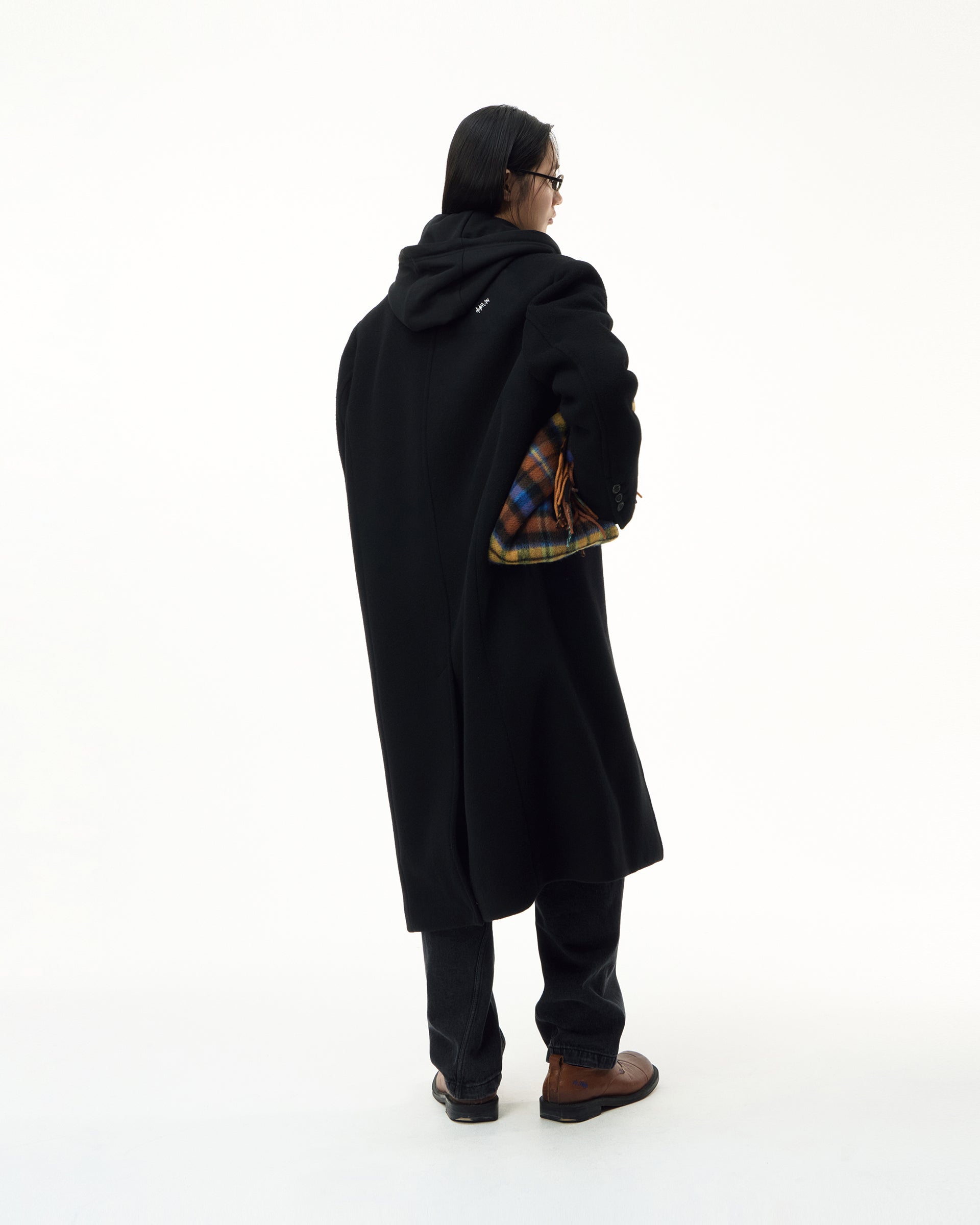 Ader Error - Sig; BK Tag coat 01 (Noir) product image 2 | TRAB K-Fashion Australia