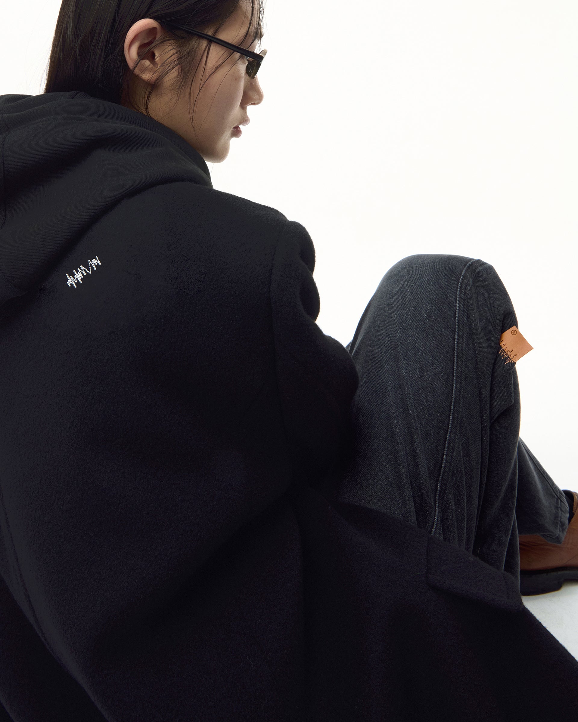 Ader Error - Sig; BK Tag coat 01 (Noir) product image 5 | TRAB K-Fashion Australia