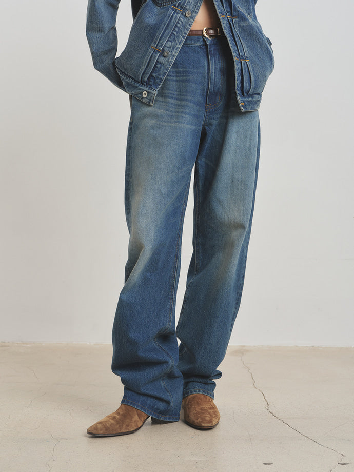 Tonywack - Straight-Leg Denim Jeans (Mid Blue) product image 6 | TRAB K-Fashion Australia