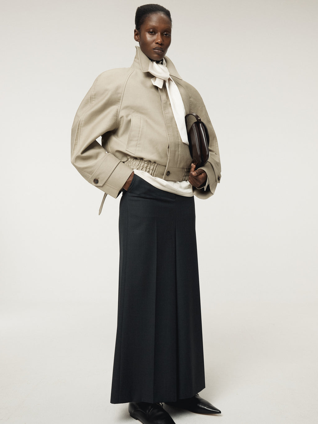 Recto - Reglan Sleeves Cotton Jumper (Light Taupe) product image 5 | TRAB K-Fashion Australia