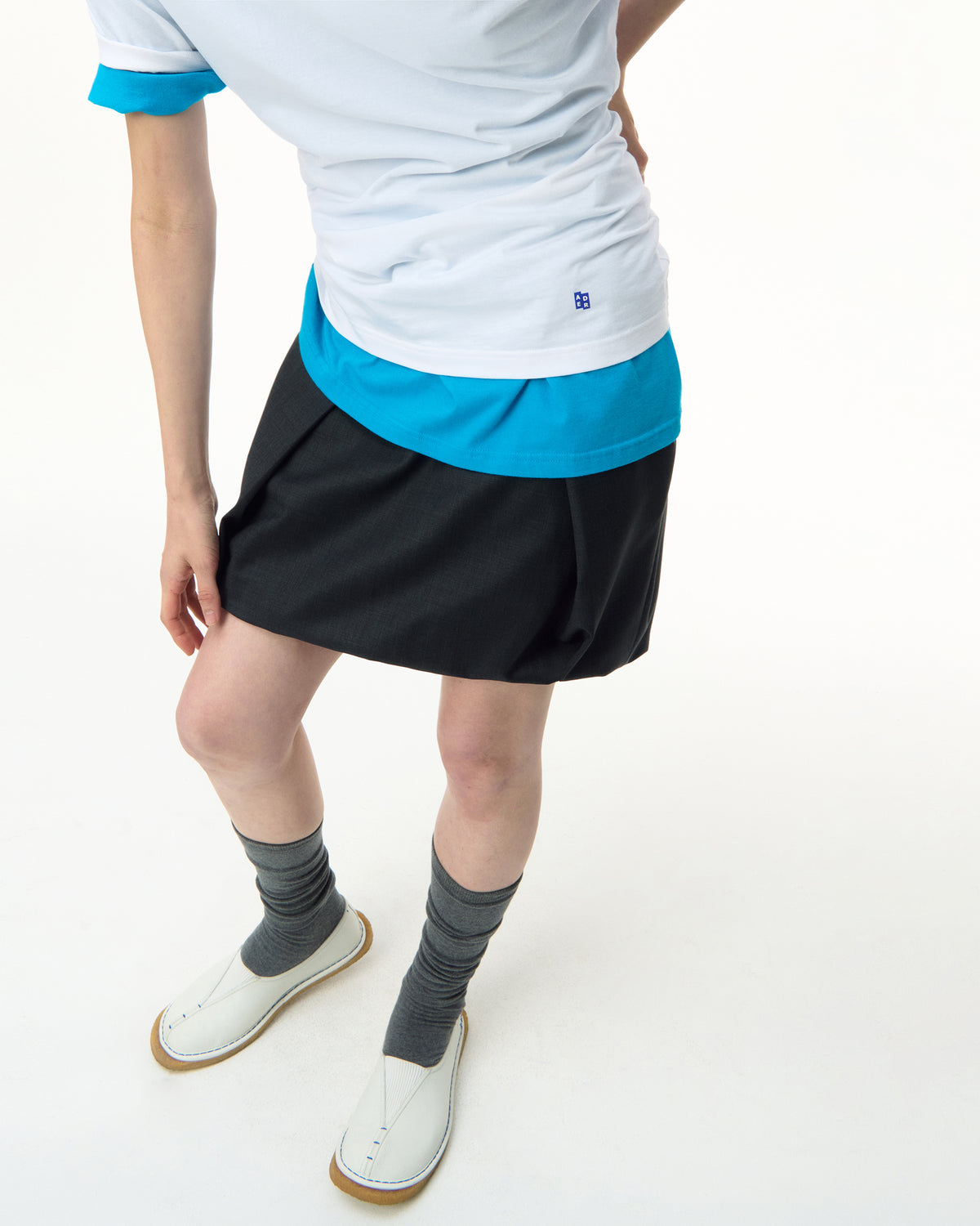 Ader Error - Semiover fit 3 PACK T002 (White) product image 11 | TRAB K-Fashion Australia