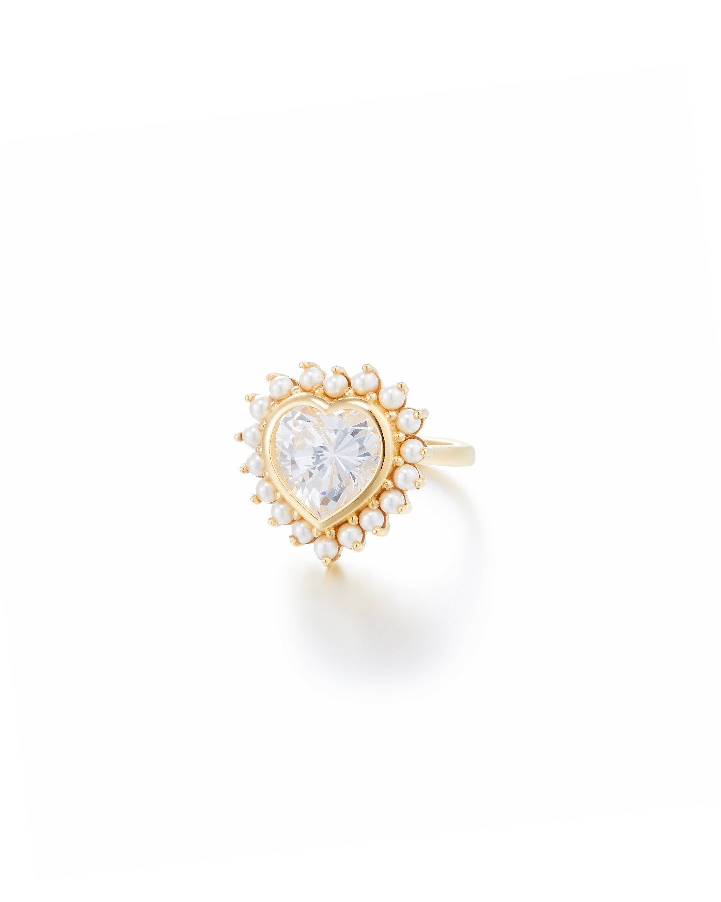 Numbering - Pearl Heart Ring #3472 product image 5 | TRAB K-Fashion Australia