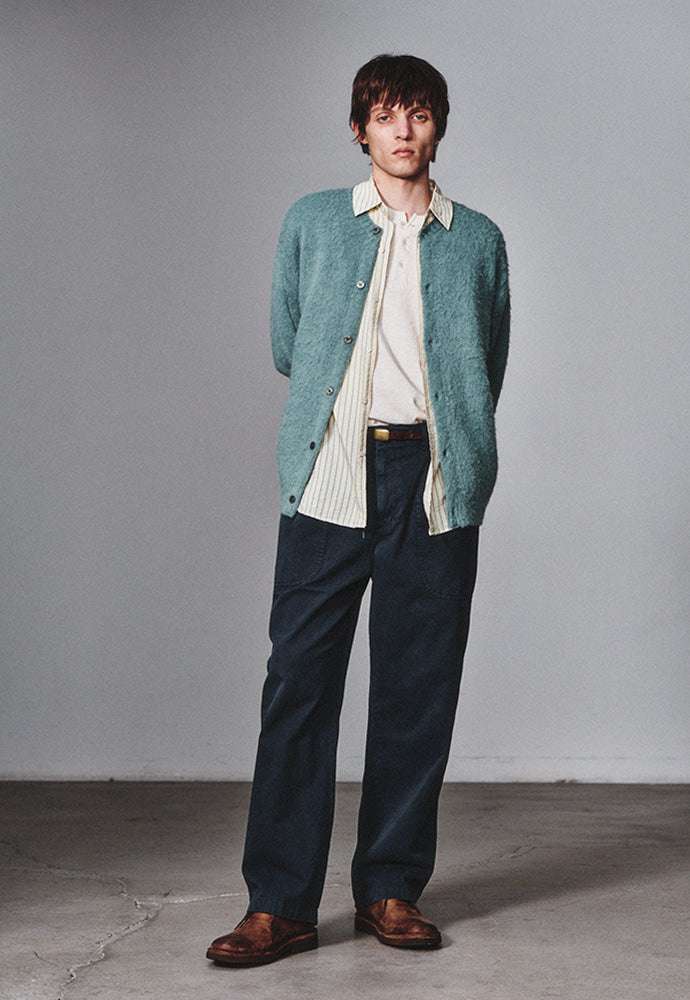 Art if acts - Mohair Round Neck Cardigan (Mint) product image 4 | TRAB K-Fashion Australia