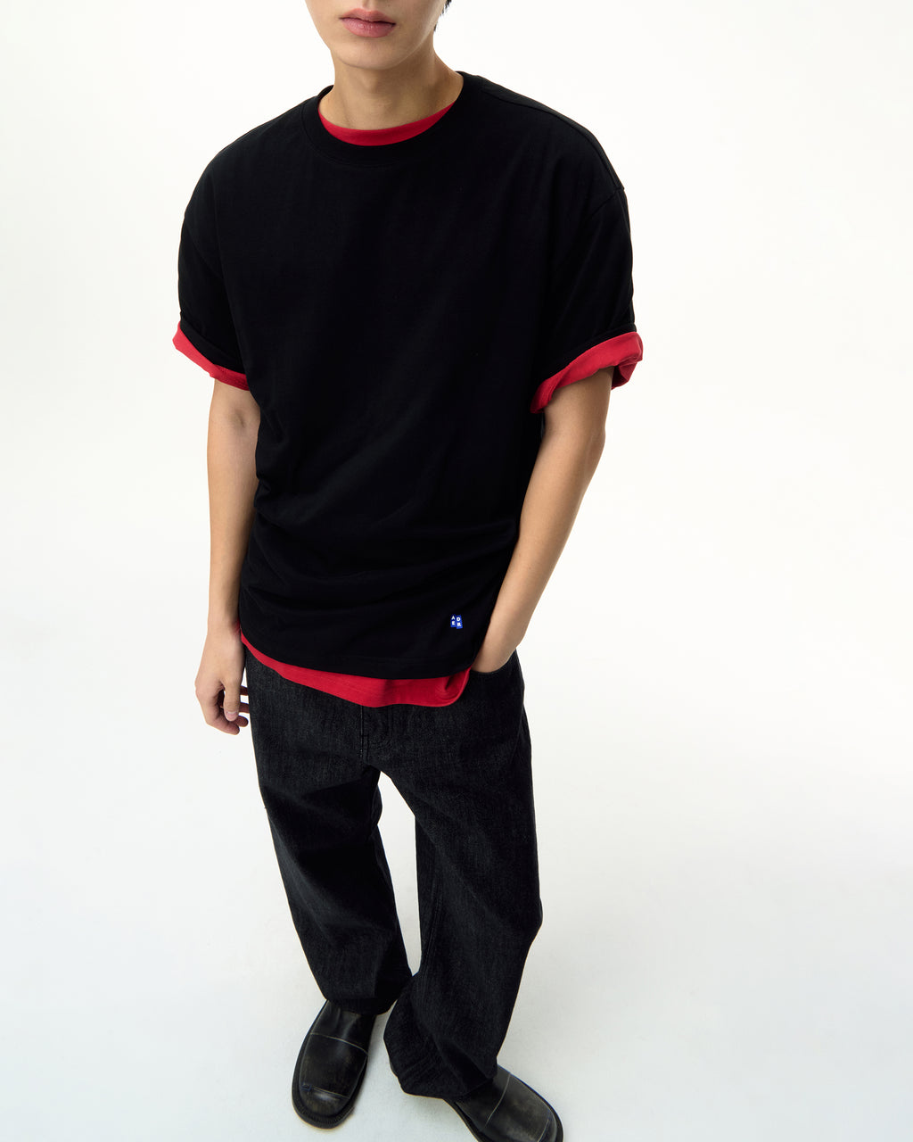 Ader Error - Semiover fit 3 PACK T002 (Noir) product image 11 | TRAB K-Fashion Australia
