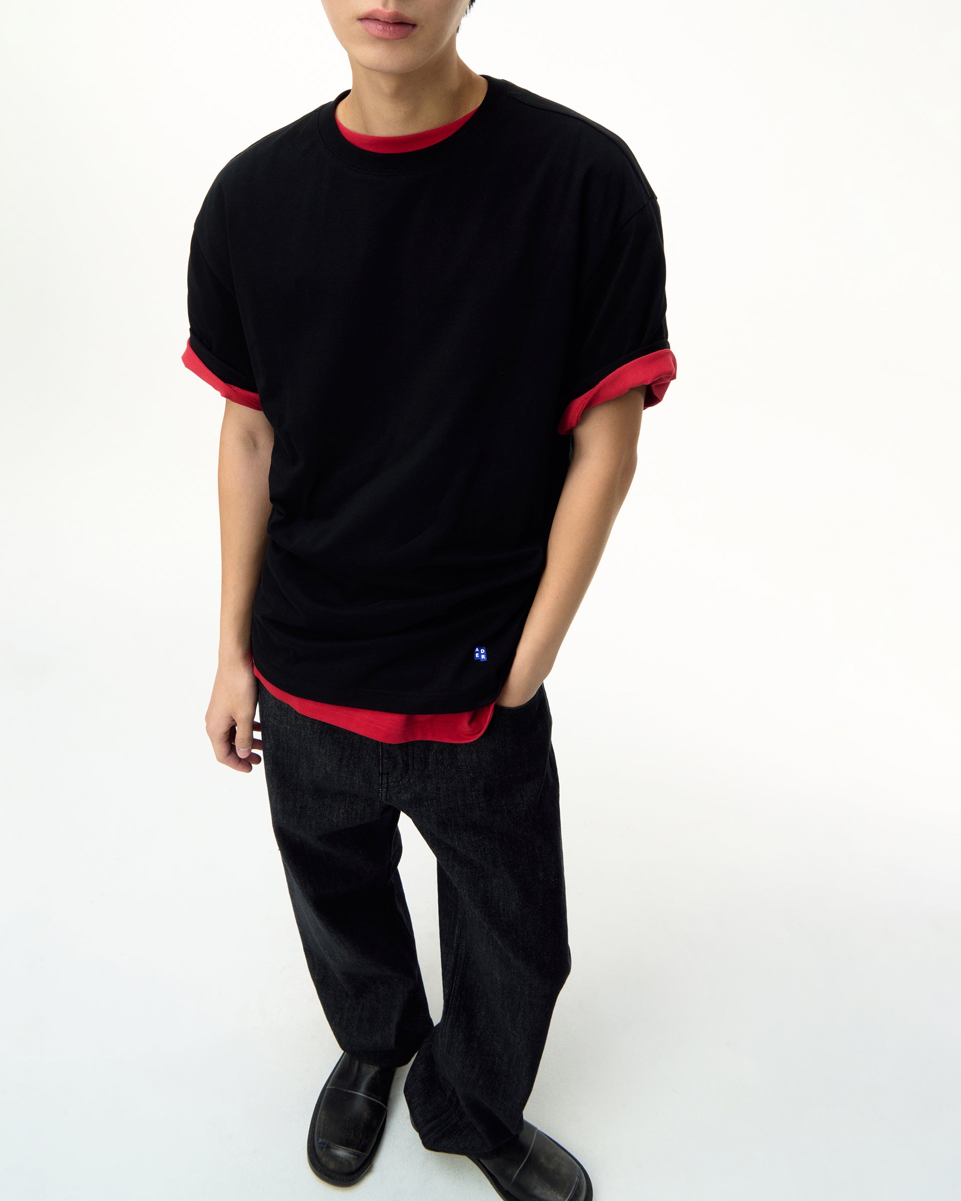 Ader Error - Semiover fit 3 PACK T002 (Noir) product image 11 | TRAB K-Fashion Australia