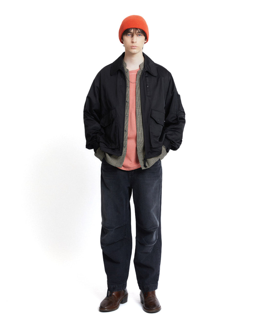 Eastlogue - Combat Flight Jacket (Black) product image 1 | TRAB K-Fashion Australia