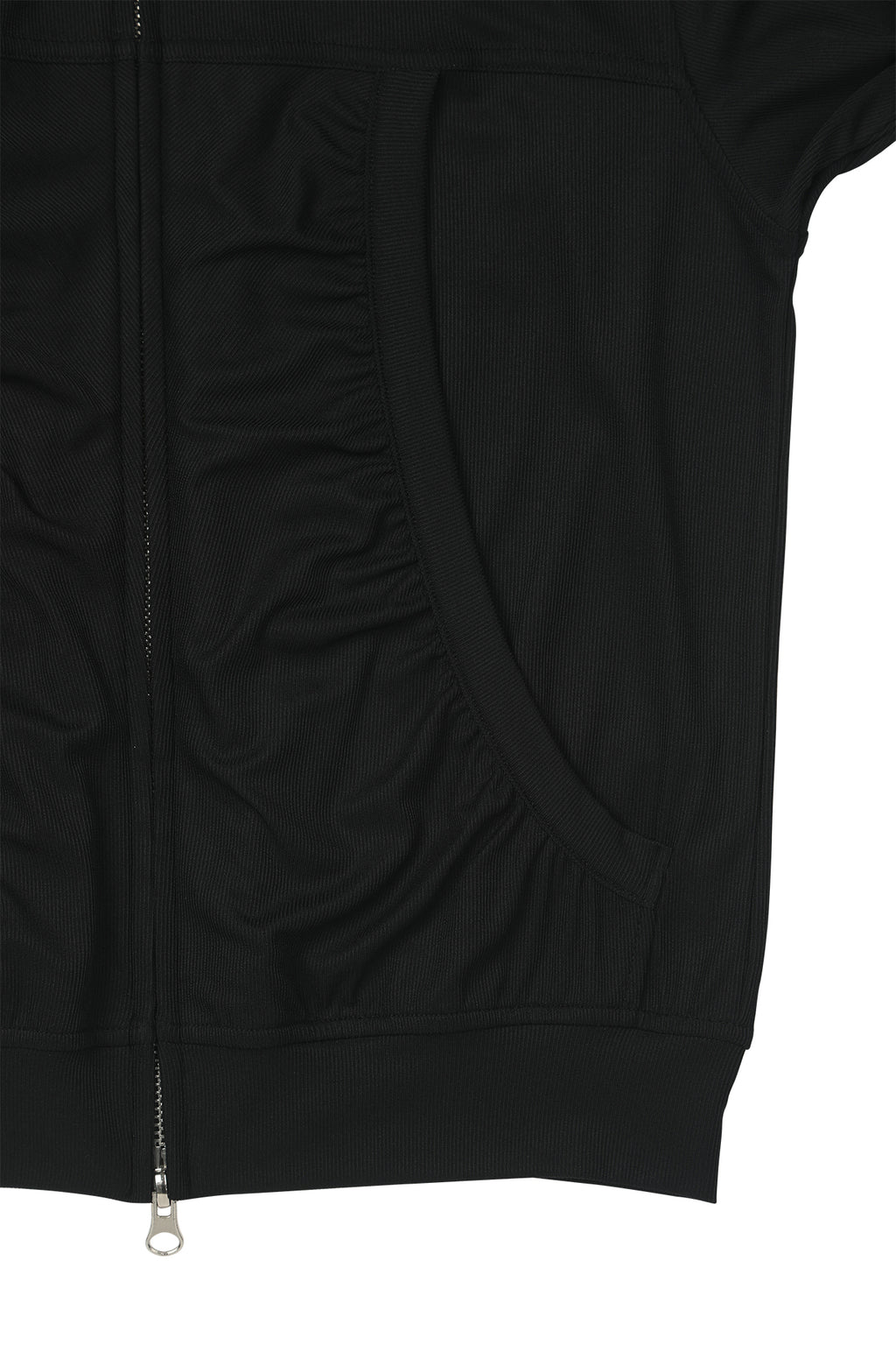 Deinet - Shirring Hood Zip Up (Black) product image 10 | TRAB K-Fashion Australia