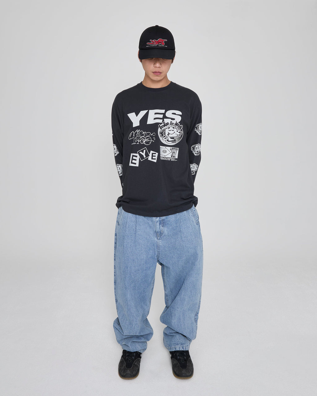 yeseyesee - Y.E.S Monitor L/S (Charcoal) product image 7 | TRAB K-Fashion Australia