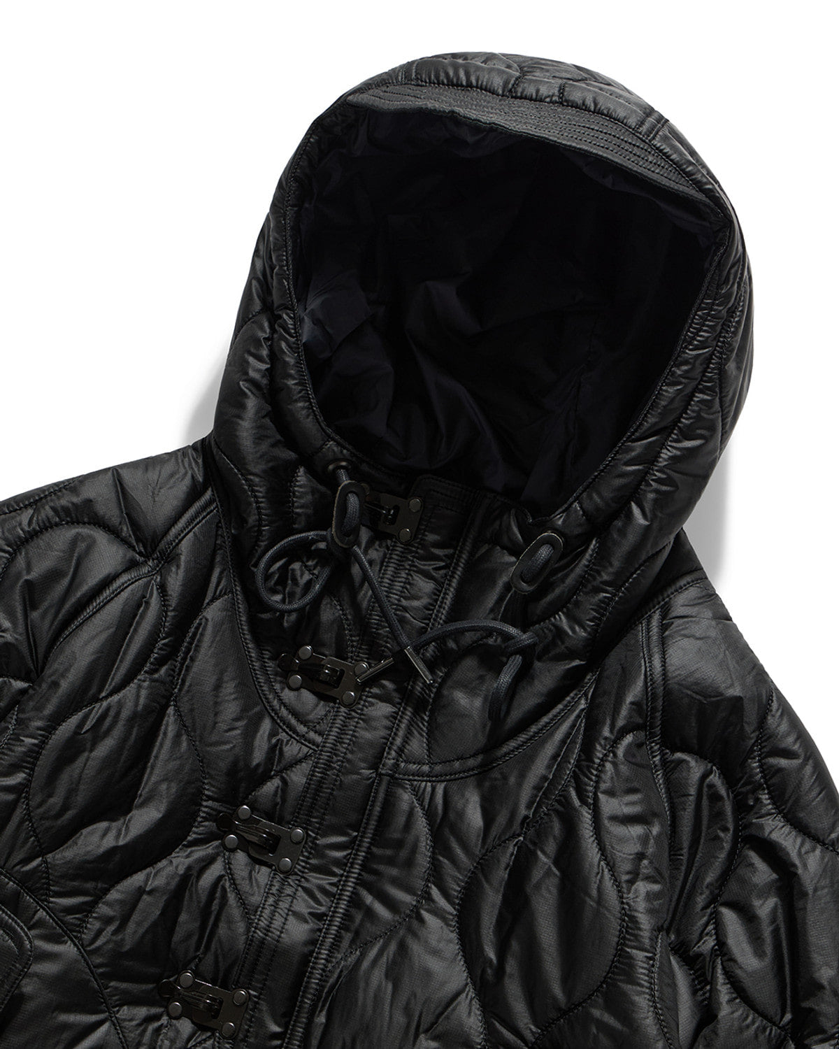 Eastlogue - Deck Hoodie Parka (Quilted Black) product image 8 | TRAB K-Fashion Australia