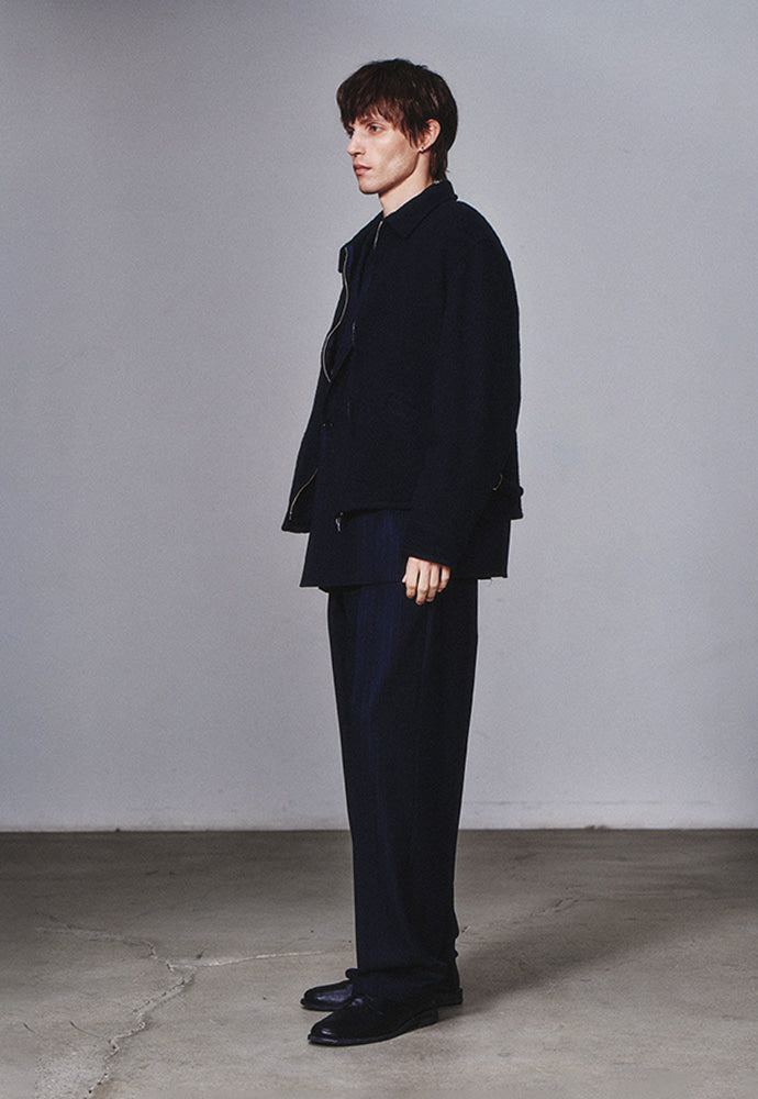 Art if acts - Washed Wool Sports Jacket (Dark Navy) product image 3 | TRAB K-Fashion Australia