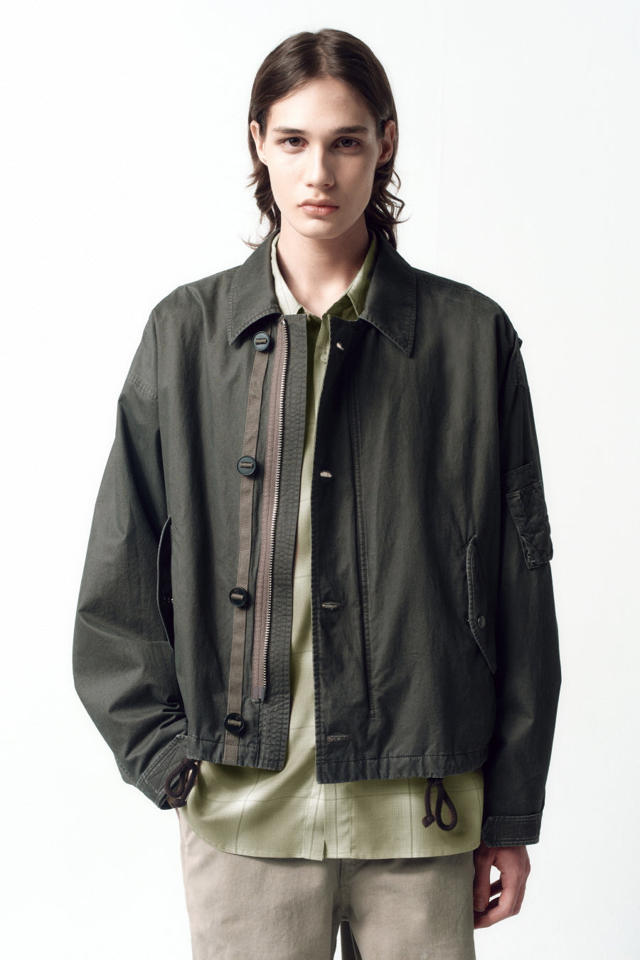 Insilence - Brushed Cotton MK3 Jumper (Charcoal) product image 2 | TRAB K-Fashion Australia