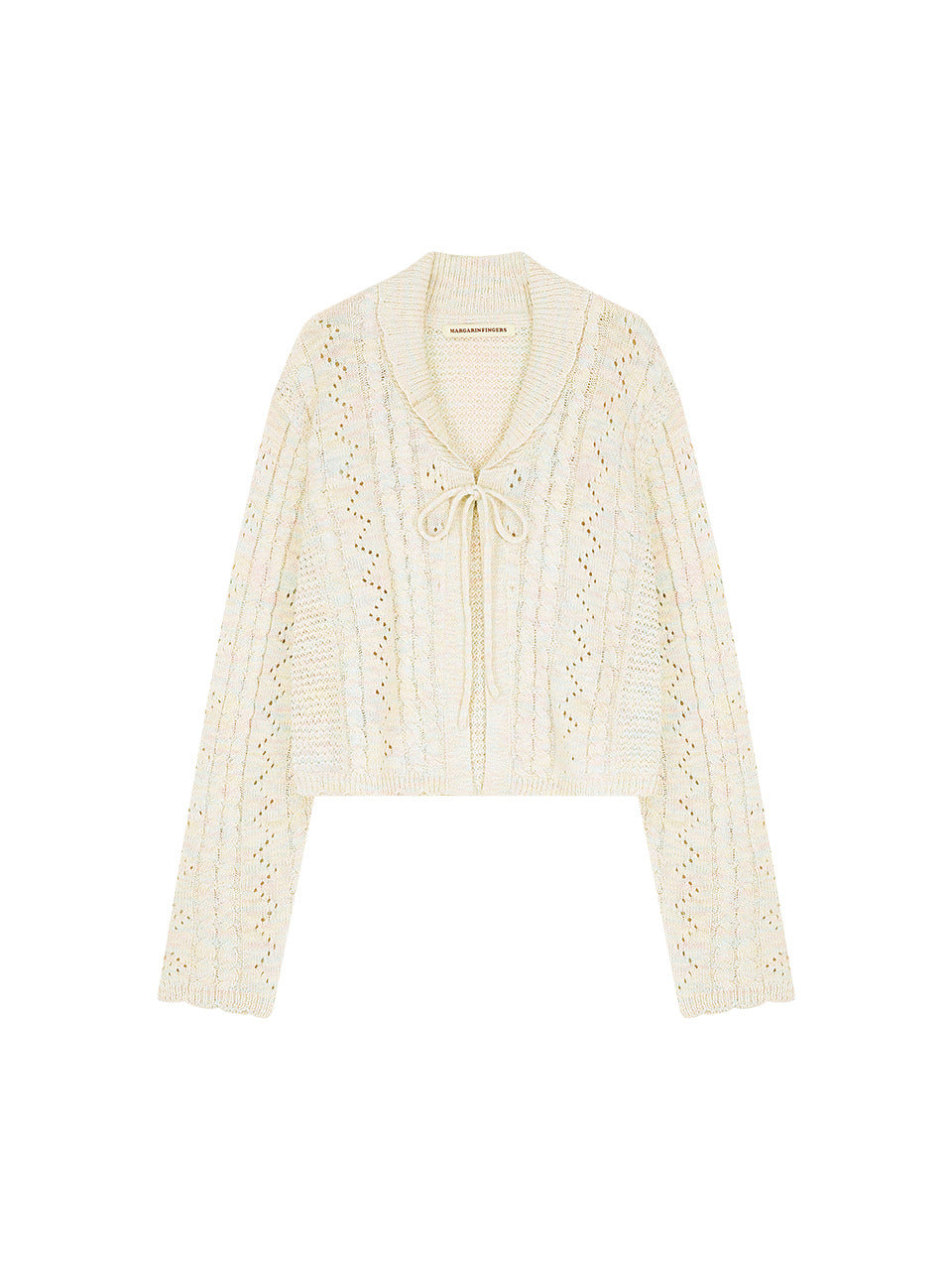 Margarin Fingers - Scallop Punching Cardigan (mix) product image 2 | TRAB K-Fashion Australia