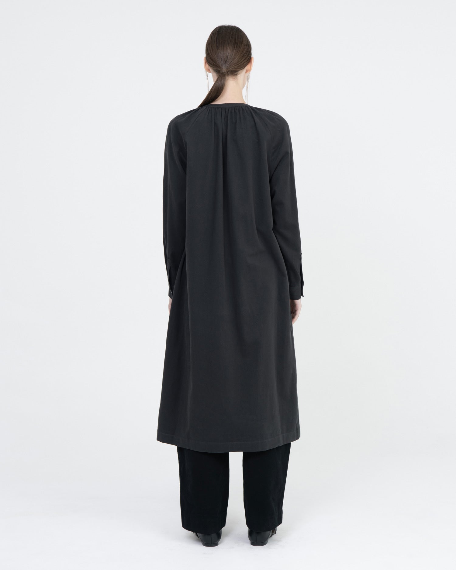 Brownyard - Gathered Dress (Black) product image 4 | TRAB K-Fashion Australia