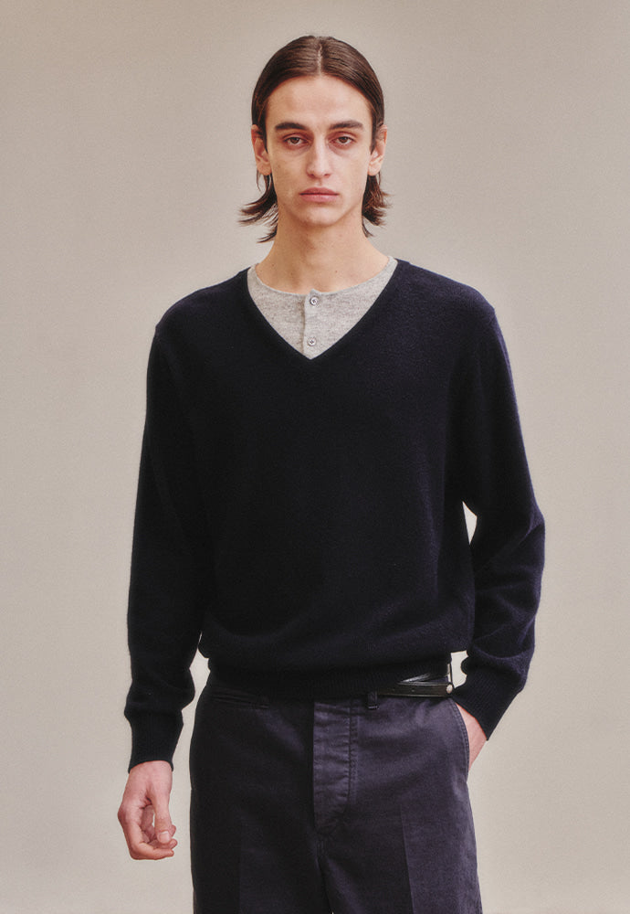 Art if acts - Union Henley (Navy/Cloud) product image 2 | TRAB K-Fashion Australia