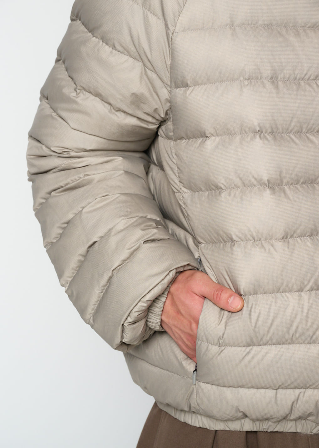 Amomento - goose down reversible jumper (Grey) product image 9 | TRAB K-Fashion Australia