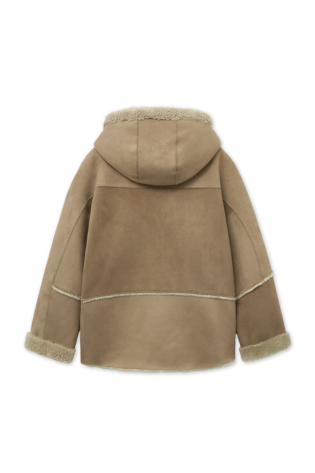 Matin Kim - Reversible Hoody Mustang (Beige) product image 3 | TRAB K-Fashion Australia