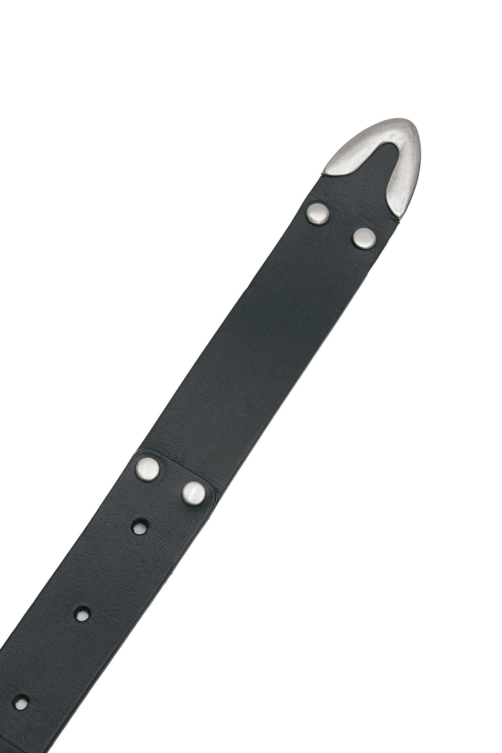 Matin Kim - Double Stud Leather Belt (Black) product image 3 | TRAB K-Fashion Australia