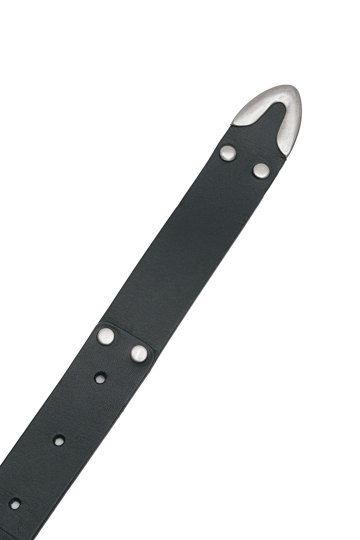 Matin Kim - Double Stud Leather Belt (Black) product image 3 | TRAB K-Fashion Australia