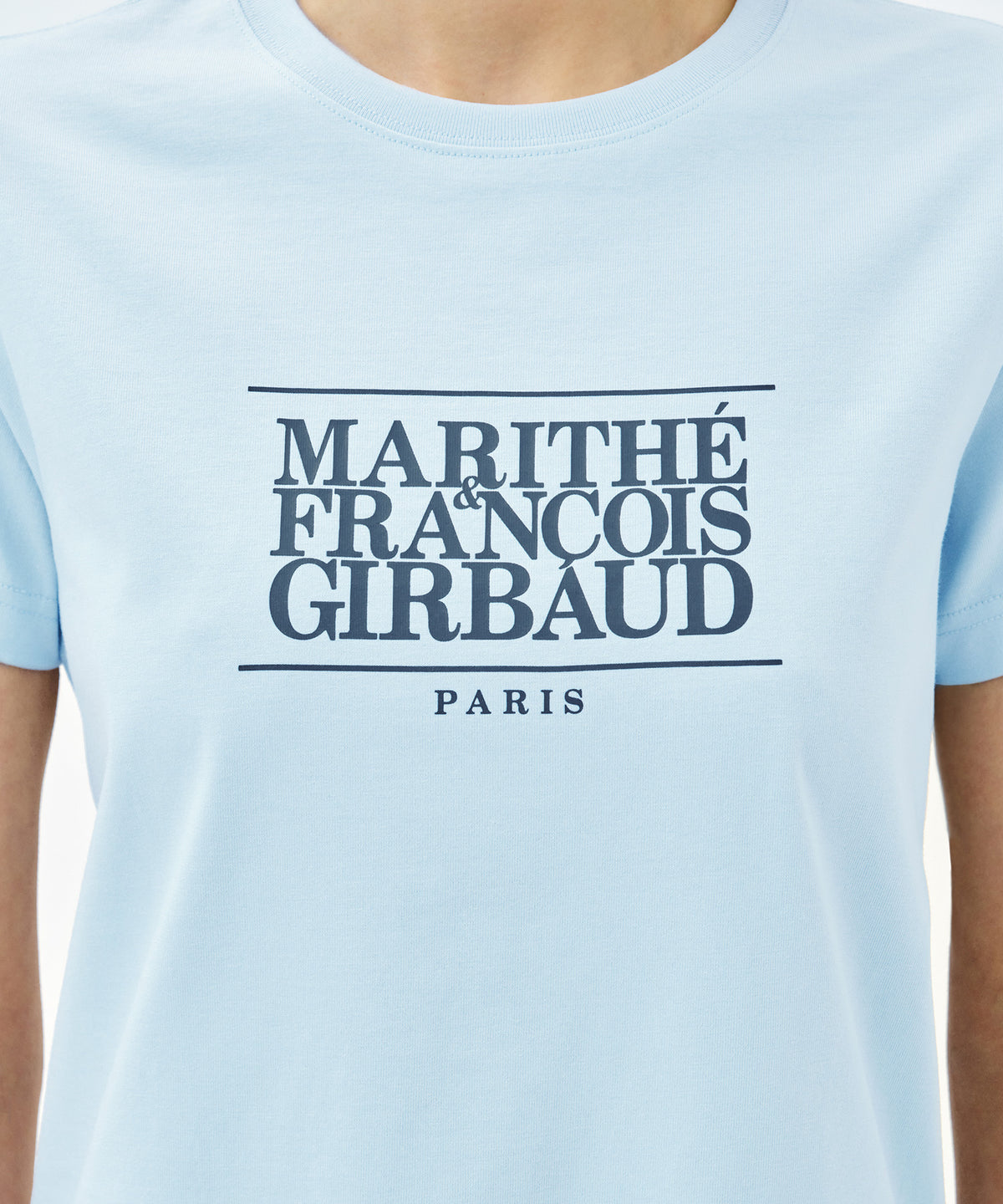 Marithe & Francois Girbaud - Classic Logo Tee (Ice Blue) product image 4 | TRAB K-Fashion Australia