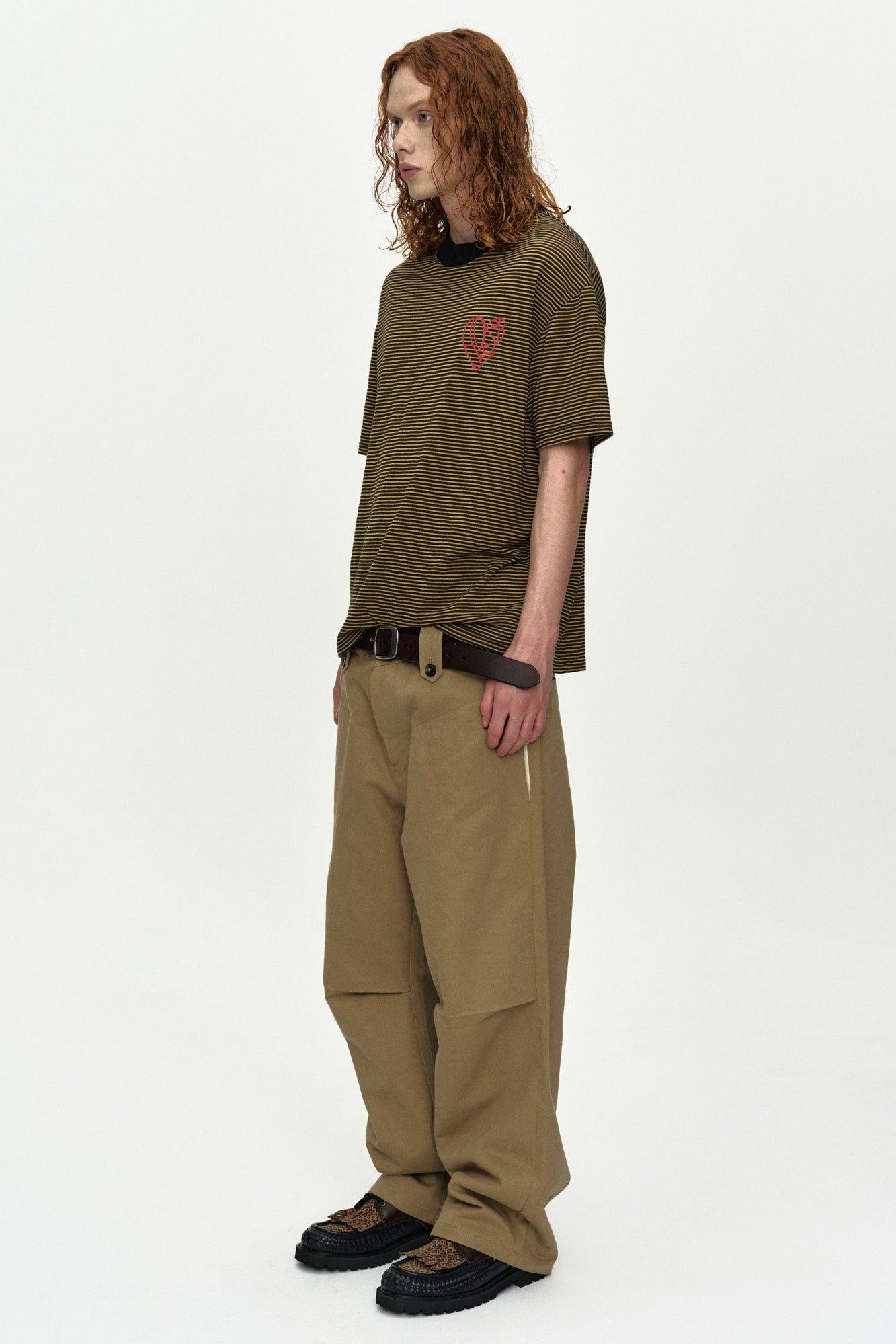 Andersson Bell - (essential) Heart Logo Stripe T-Shirt (Essential) product image 8 | TRAB K-Fashion Australia