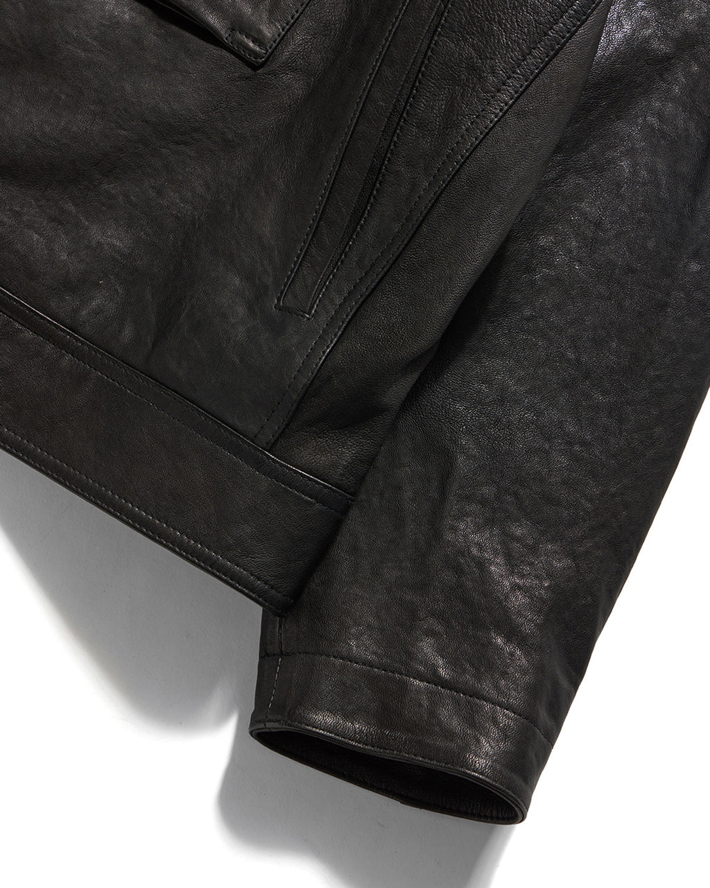 Eastlogue - Motorcycle Leather Jumper (Black) product image 4 | TRAB K-Fashion Australia