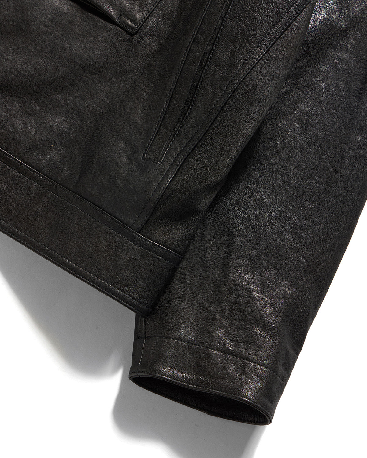 Eastlogue - Motorcycle Leather Jumper (Black) product image 4 | TRAB K-Fashion Australia