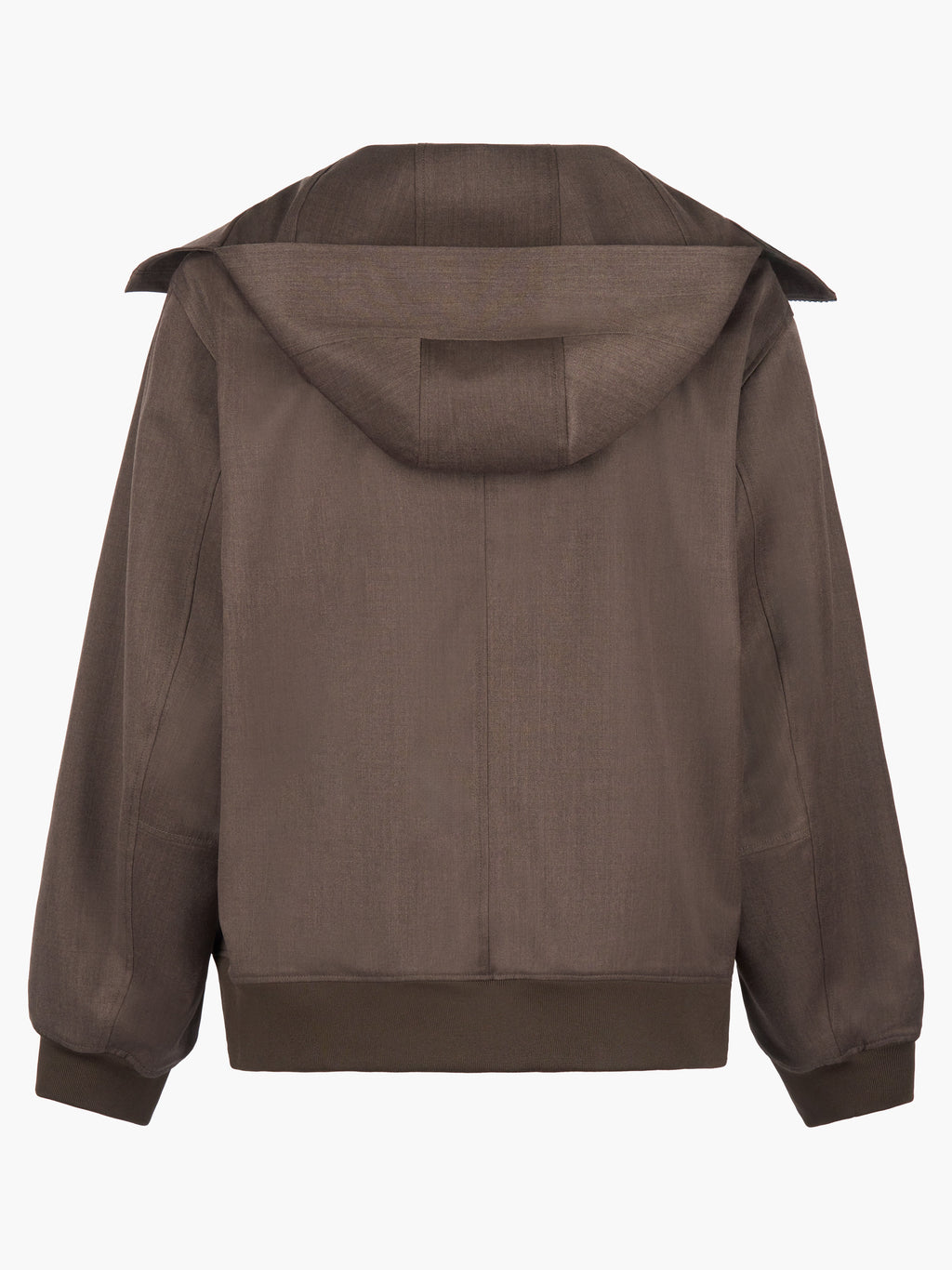 Jiyong Kim - Hooded Zip-Up Jacket (Brown) product image 6 | TRAB K-Fashion Australia