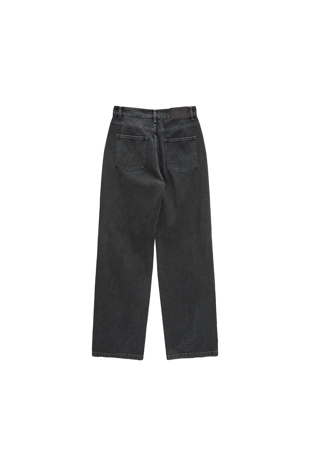 Matin Kim - Side Point Color Denim Pants (Charcoal) product image 2 | TRAB K-Fashion Australia